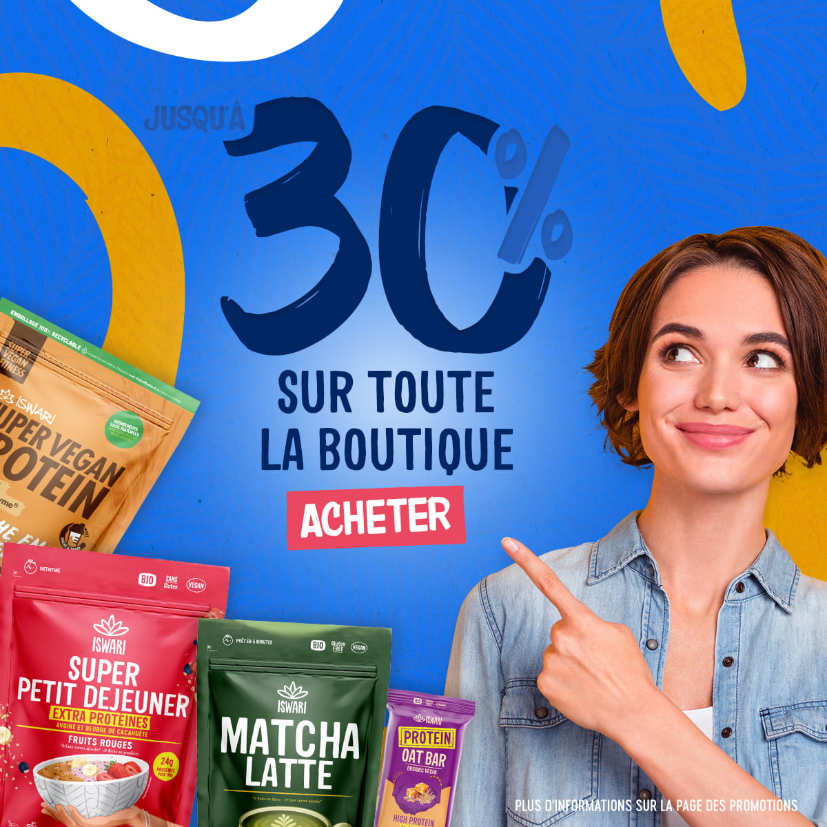 Jusqu'à 30% de remise dans tout le magasin